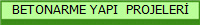 BETONARME YAPI  PROJELER